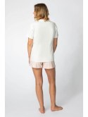 LA108 T-shirt z nadrukiem wakacyjnym LA108 T-shirt z nadrukiem wakacyjnym