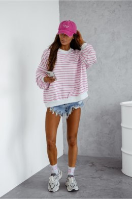 Bluza Damska Model Strel 295672096 Pink Paski - LaBalancia LaBalancia