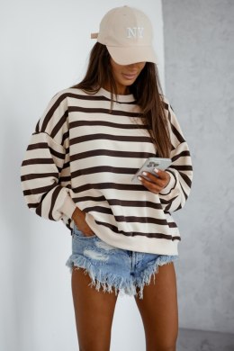 Bluza Damska Model Strel 295673065 Brown Paski - LaBalancia LaBalancia