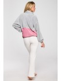 LA114 Pluszowa bluza z kieszenią na rzep LA114 Pluszowa bluza z kieszenią na rzep