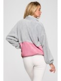 LA114 Pluszowa bluza z kieszenią na rzep LA114 Pluszowa bluza z kieszenią na rzep