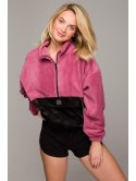 LA114 Pluszowa bluza z kieszenią na rzep LA114 Pluszowa bluza z kieszenią na rzep