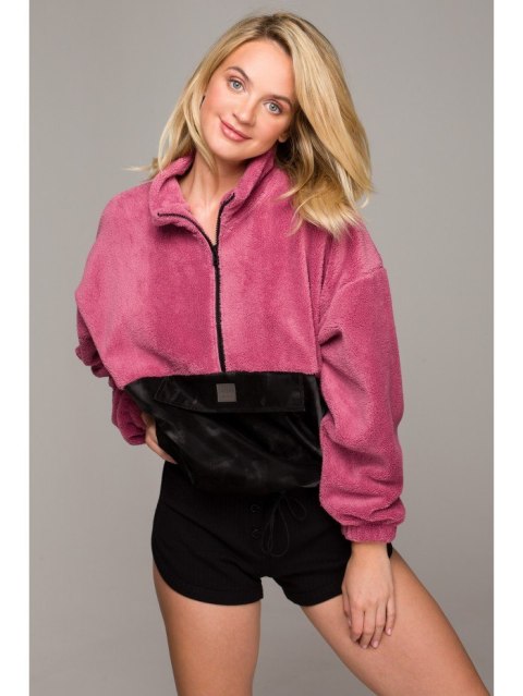 LA114 Pluszowa bluza z kieszenią na rzep LA114 Pluszowa bluza z kieszenią na rzep