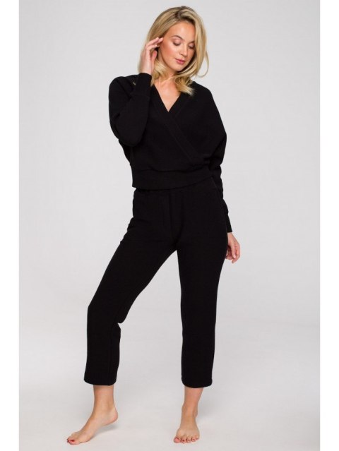 LA128 Bluza z kopertowym dekoltem LA128 Bluza z kopertowym dekoltem