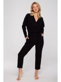 LA128 Bluza z kopertowym dekoltem