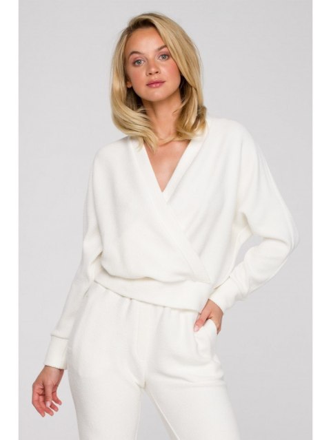LA128 Bluza z kopertowym dekoltem LA128 Bluza z kopertowym dekoltem