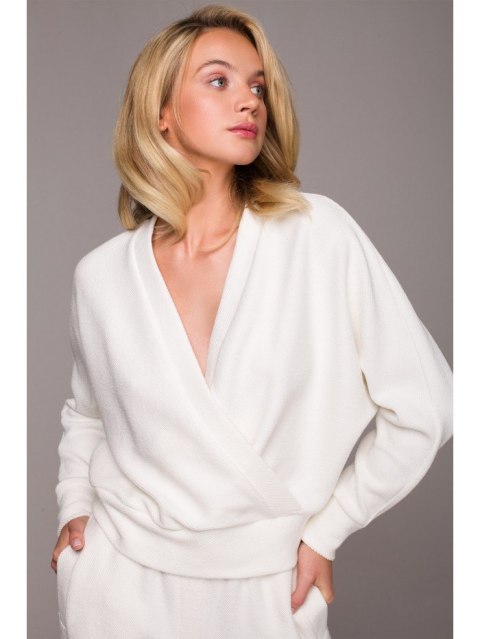LA128 Bluza z kopertowym dekoltem LA128 Bluza z kopertowym dekoltem