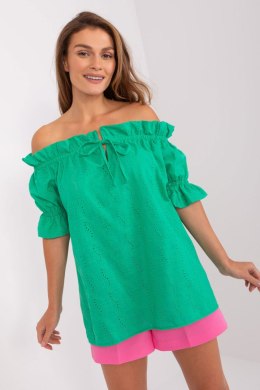 Bluzka Model LK-BZ-509355.68P Green - Lakerta Lakerta
