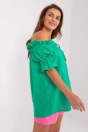 Bluzka Model LK-BZ-509355.68P Green - Lakerta Lakerta Bluzka Model LK-BZ-509355.68P Green - Lakerta Lakerta
