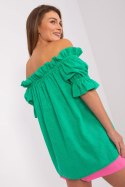 Bluzka Model LK-BZ-509355.68P Green - Lakerta Lakerta Bluzka Model LK-BZ-509355.68P Green - Lakerta Lakerta