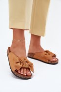 Sandał Klapki Model Seressa WD293 Camel - Step in style Step in style