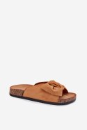 Sandał Klapki Model Seressa WD293 Camel - Step in style Step in style