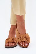 Sandał Klapki Model Seressa WD293 Camel - Step in style Step in style