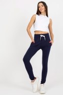 Spodnie Dresowe Model LO-DR-LK-239.14 Navy - Rue Paris Rue Paris Spodnie Dresowe Model LO-DR-LK-239.14 Navy - Rue Paris Rue Paris