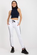 Spodnie Dresowe Model LO-DR-LK-239.43P White - Rue Paris Rue Paris Spodnie Dresowe Model LO-DR-LK-239.43P White - Rue Paris Rue Paris