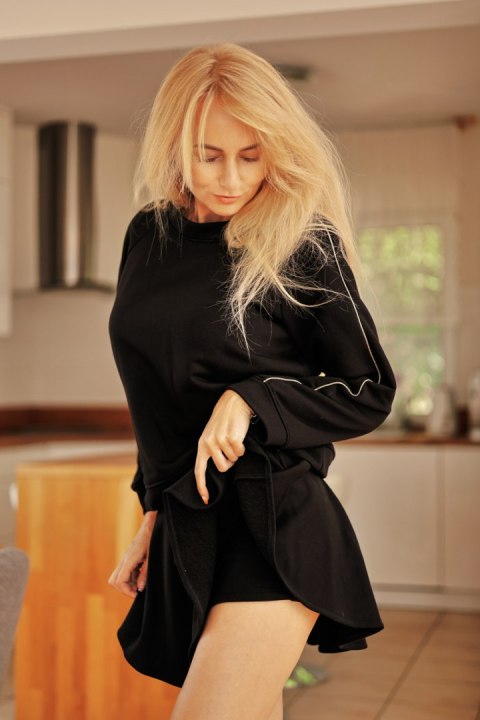 Spodnie Spódnicospodnie Model Nai Black - Mirale Mirale Spodnie Spódnicospodnie Model Nai Black - Mirale Mirale