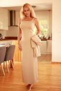 Sukienka Komplet Model Irving Beige - Mirale Mirale Sukienka Komplet Model Irving Beige - Mirale Mirale