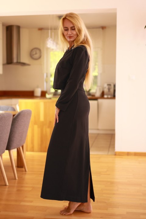 Sukienka Komplet Model Irving Black - Mirale Mirale Sukienka Komplet Model Irving Black - Mirale Mirale