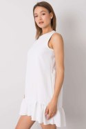Sukienka Model WN-SK-701.81 White - Rue Paris Rue Paris Sukienka Model WN-SK-701.81 White - Rue Paris Rue Paris