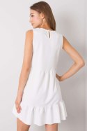 Sukienka Model WN-SK-701.81 White - Rue Paris Rue Paris Sukienka Model WN-SK-701.81 White - Rue Paris Rue Paris