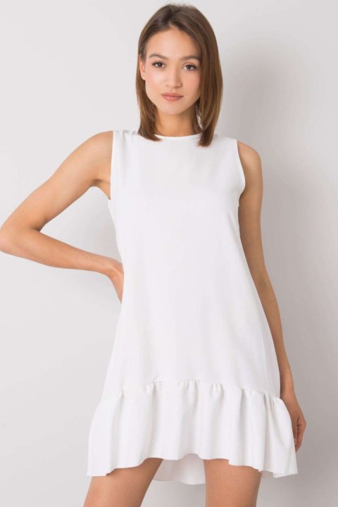 Sukienka Model WN-SK-701.81 White - Rue Paris Rue Paris Sukienka Model WN-SK-701.81 White - Rue Paris Rue Paris