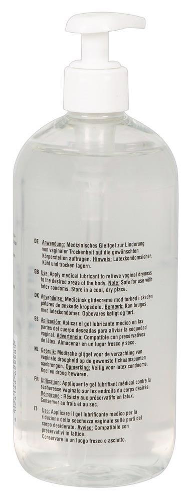 Żel poślizgowy nawilżający wodny wegański 500ml Żel poślizgowy nawilżający wodny wegański 500ml