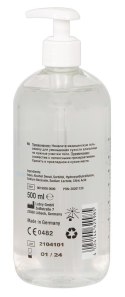 Żel poślizgowy nawilżający wodny wegański 500ml Żel poślizgowy nawilżający wodny wegański 500ml