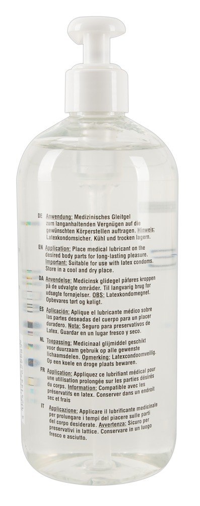 Żel poślizgowy nawilżający wodny wegański 500ml Żel poślizgowy nawilżający wodny wegański 500ml