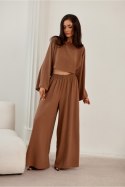 Bluzka Model Martina BRA BLU0216 Brown - Roco Fashion Roco Fashion Bluzka Model Martina BRA BLU0216 Brown - Roco Fashion Roco Fashion