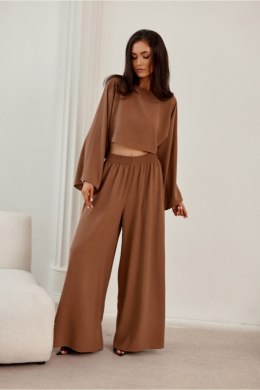 Bluzka Model Martina BRA BLU0216 Brown - Roco Fashion Roco Fashion