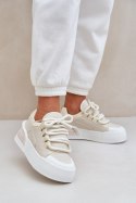 Buty Sportowe Model Laloma LA296P Beige - Step in style Step in style Buty Sportowe Model Laloma LA296P Beige - Step in style Step in style