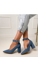 Czółenka Model Vellus 100-358 Jeans - PRIMO PRIMO Czółenka Model Vellus 100-358 Jeans - PRIMO PRIMO