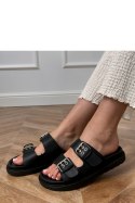 Sandał Klapki Model Klinet 100-462 Black - PRIMO PRIMO Sandał Klapki Model Klinet 100-462 Black - PRIMO PRIMO