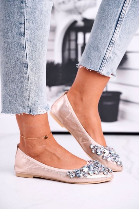 Baleriny Model Crystal C87 Gold - Step in style Step in style Baleriny Model Crystal C87 Gold - Step in style Step in style