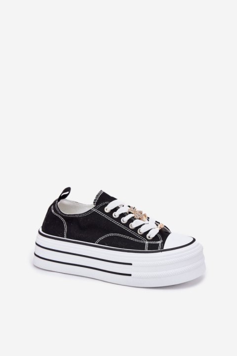 Trampki Model Fiorina 890-4A Black - Step in style Step in style Trampki Model Fiorina 890-4A Black - Step in style Step in style