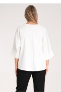 Bluzka Model M1118 White - Figl Figl Bluzka Model M1118 White - Figl Figl