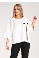 Bluzka Model M1118 White - Figl Figl Bluzka Model M1118 White - Figl Figl