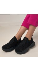 Buty Sportowe Model Brokes SF-69 Black - PRIMO PRIMO Buty Sportowe Model Brokes SF-69 Black - PRIMO PRIMO