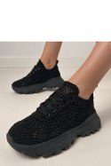 Buty Sportowe Model Brokes SF-69 Black - PRIMO PRIMO Buty Sportowe Model Brokes SF-69 Black - PRIMO PRIMO