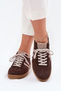 Buty Sportowe Model Zazoo N1068 Czekolada - Step in style Step in style Buty Sportowe Model Zazoo N1068 Czekolada - Step in style Step in style