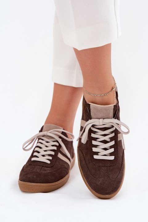 Buty Sportowe Model Zazoo N1068 Czekolada - Step in style Step in style Buty Sportowe Model Zazoo N1068 Czekolada - Step in style Step in style