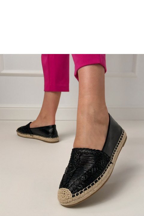 Espadryle Model Zelvira CZ-5 Black - PRIMO PRIMO Espadryle Model Zelvira CZ-5 Black - PRIMO PRIMO
