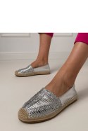 Espadryle Model Zelvira CZ-5 Silver - PRIMO PRIMO Espadryle Model Zelvira CZ-5 Silver - PRIMO PRIMO