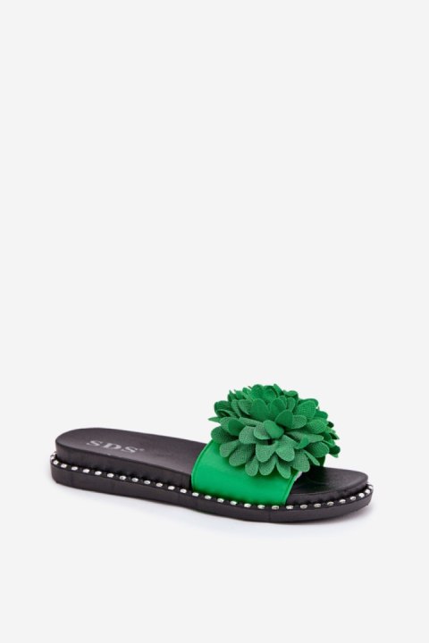 Sandał Klapki Model Cellanen M360 Green - Step in style Step in style Sandał Klapki Model Cellanen M360 Green - Step in style Step in style