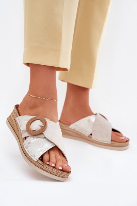 Sandał Klapki Model Inblu RV000012 Light Beige - Step in style Step in style