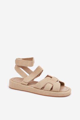 Sandały Model Uvissa NN617 Beige - Step in style Step in style