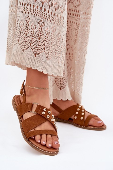 Sandały Model Zanira LX9616 Camel - Step in style Step in style Sandały Model Zanira LX9616 Camel - Step in style Step in style