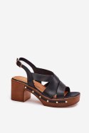 Sandały Model Zazoo 1081 Black - Step in style Step in style Sandały Model Zazoo 1081 Black - Step in style Step in style