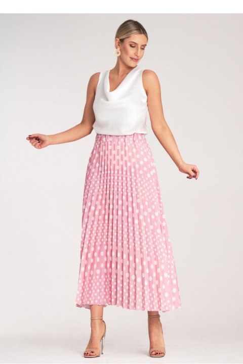 Spódnica Model M1155 Pink - Figl Figl Spódnica Model M1155 Pink - Figl Figl