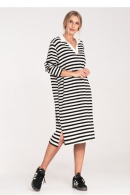 Sukienka Model M1098 Black/White - Figl Figl
